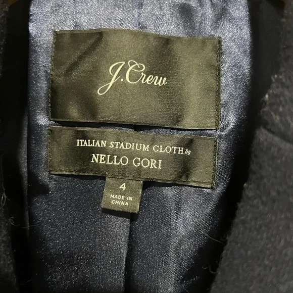 J.Crew Topcoat - Italian Stadium Cloth by Nello Gori - Picture 7 of 10